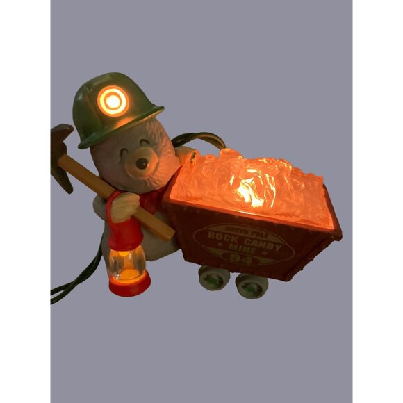 Hallmark Keepsake Ornament "Rock Candy Miner" 1994 Light-Up Magic Christmas Deco - Picture 7 of 12